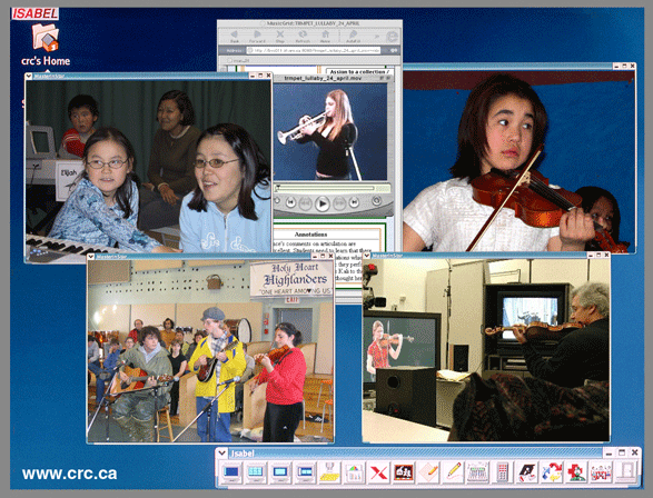 Figure 1: MusicGrid teaching sessions