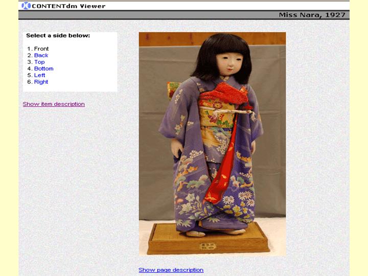 Figure 7: Detail of doll