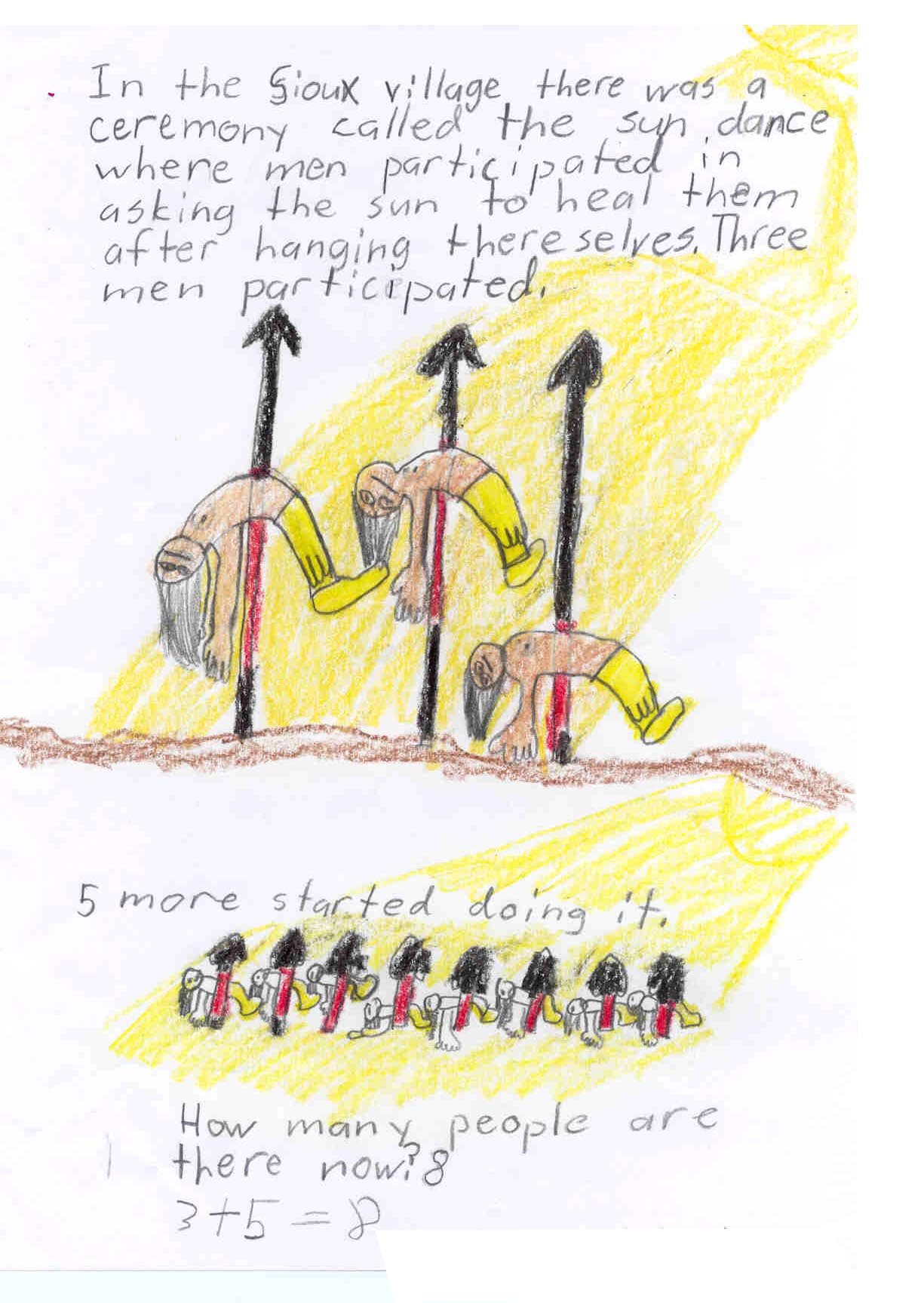 Jesse's Interpretation of Remington's The Sun Dance