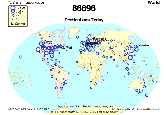 world destination map