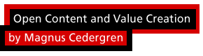 Open content and value creation
