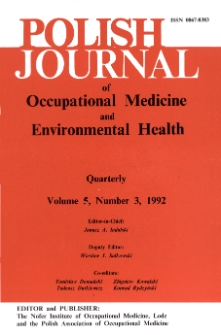 The statokinesiometry in evaluation of the balance system in persons with chronic carbon disulphide intoxication
