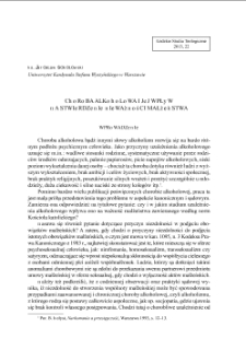 Choroba alkoholowa i jej wpływ na stwierdzenie nieważności małżeństwa