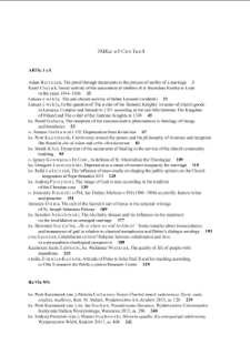 Tabl e of contens 2013