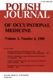 Relationship between perceived psychic workload and heart rate reactivity in industrial women managers