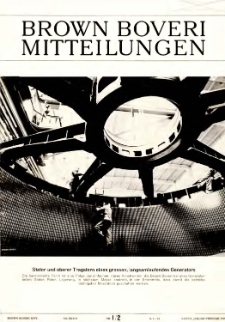 Brown Boveri Mitteilungen Jg. XXXVI Nr. 1-2 (1949)