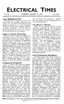 Electrical Times vol. 105 no. 2727 (1944)
