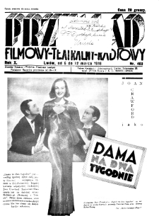 Przegląd Filmowy, Teatralny, Radiowy R. 10 nr 463 (1938)