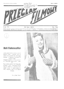 Przegląd Filmowy, Teatralny, Radiowy R. 11 nr 514 (1939)