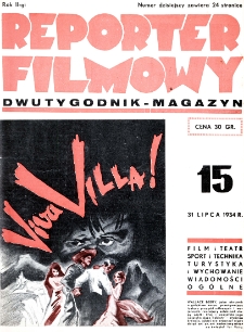 Reporter Filmowy: tygodnik nr 15 (1934)