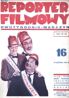 Reporter Filmowy: tygodnik nr 16 (1934)