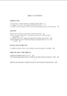 Table of contents 4/2014