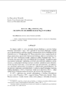 Statut organizacyjny Archiwum Archidiecezjalnego w Łodzi