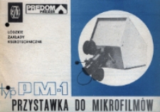 Przystawka do mikrofilm&oacute;w typ PM-1