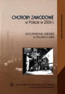 Choroby zawodowe w Polsce w 2004 roku