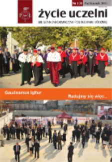 Życie Uczelni : biuletyn informacyjny Politechniki Ł&oacute;dzkiej nr 133 (2015) [PDF]
