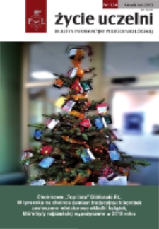 Życie Uczelni : biuletyn informacyjny Politechniki Ł&oacute;dzkiej nr 134 (2015) [PDF]