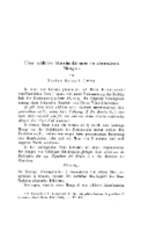 &Uuml;ber additive Massfunktionen in abstrakten Mengen [PDF]