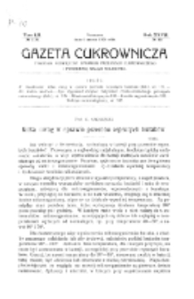 Gazeta cukrownicza R. 27, t. 52 nr 10 (1920)