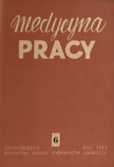 Wydalanie metabolitów witaminy pp u ludzi narażonych na działanie dwusiarczku węgla