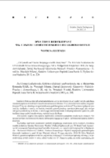 Recenzje 2015 :Dwa tomy dedykowane św. Urszuli Ledóchowskiej i jej zgromadzeniu.