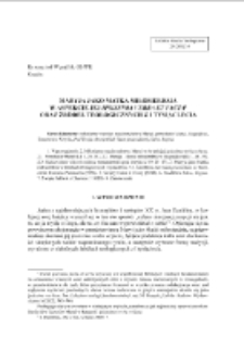 Maryja jako Matka miłosierdzia w aspekcie jej &bdquo;ipsissima verba et facta&rdquo; oraz źr&oacute;deł teologicznych z I tysiąclecia