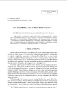 Miłosierdzie jako termin teologiczny mercy as a theological term