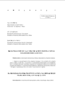 Humanizaci&oacute;n de la comunicaci&oacute;n institucional. Estudio hist&oacute;rico-cr&iacute;tico.