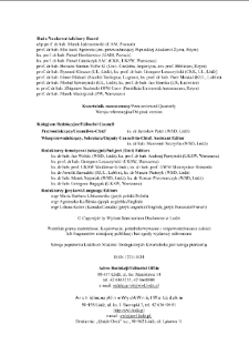 Strona redakcyjna ŁST 2016 z.1