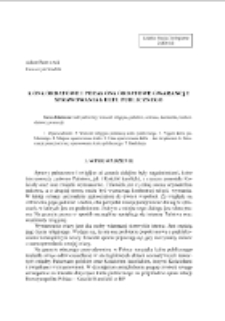 Konkordatowe i pozakonkordatowe gwarancje sprawowania kultu publicznego