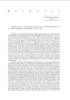 Jadwiga P o t r z e s z c z, Idea prawa w orzecznictwie Trybunału Konstytucyjnego, Lublin: Towarzystwo Naukowe KUL 2007 (recenzja)
