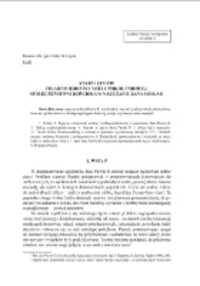 Starsi ludzie filarem rodziny wielopokoleniowej, społeczeństwa i Kościoła w nauczaniu Jana Pawła II