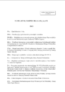 Diariusz wydarzeń seminaryjnych 2015/2016