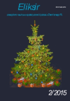 Eliksir : czasopismo naukowo-dydaktyczne Wydziału Chemicznego Politechniki Ł&oacute;dzkiej Nr 2 (2015)