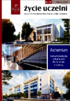 Życie Uczelni : biuletyn informacyjny Politechniki Ł&oacute;dzkiej nr 147 (2019) [PDF]