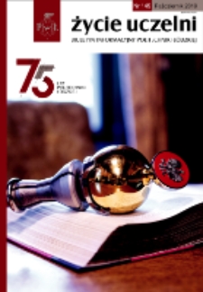 Życie Uczelni : biuletyn informacyjny Politechniki Ł&oacute;dzkiej nr 149 (2019) [PDF]