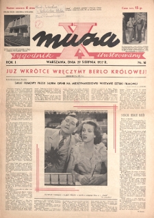 X MUza: tygodnik ilustrowany nr 16 (1937)