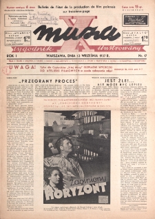 X MUza: tygodnik ilustrowany nr 17 (1937)