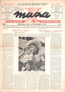 X MUza: tygodnik ilustrowany nr 19 (1937)