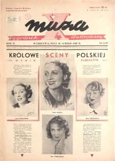 X MUza: tygodnik ilustrowany nr 27 (1938)