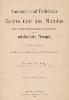 Anatomie und patologie zahne und des mundes