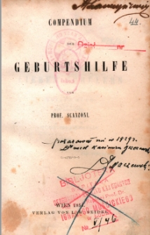 Compendium geburtshilfe