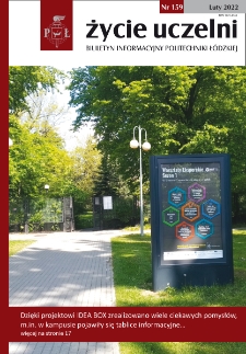 Życie Uczelni : biuletyn informacyjny Politechniki Ł&oacute;dzkiej nr 159 (2022) ﻿[PDF]