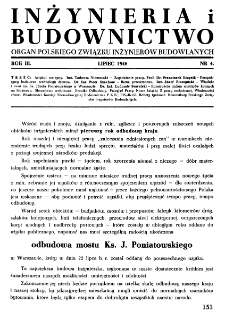 Inżynieria i Budownictwo : organ Związku Polskich Inżynier&oacute;w Budowlanych R. III nr. 4 (1946)