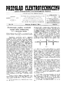Przegląd Elektrotechniczny : organ Stowarzyszenia Elektrotechnik&oacute;w Polskich R. VIII z. 2 (1926)