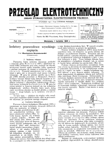 Przegląd Elektrotechniczny : organ Stowarzyszenia Elektrotechnik&oacute;w Polskich R. VIII z. 7 (1926)