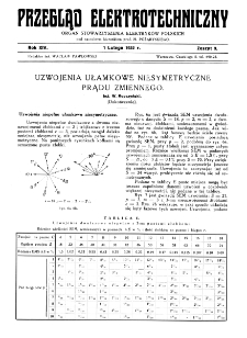 Przegląd Elektrotechniczny : organ Stowarzyszenia Elektrotechnik&oacute;w Polskich R. XIV z. 3 (1932)