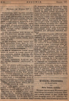 Zdrowie: miesięcznik poświęcony hygienie publicznej i prywatnej 1887, nr 23