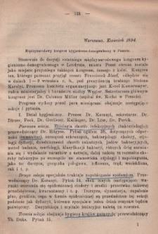 Zdrowie: miesięcznik poświęcony hygienie publicznej i prywatnej 1894, kwiecień