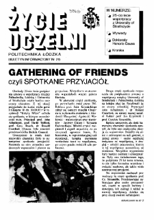 Życie Uczelni : biuletyn informacyjny Politechniki Ł&oacute;dzkiej nr 26 (1993) [PDF]